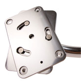 Panther KPB60A Quick Release Bow Mount Brackets - 6" Rise, Clear Anodized